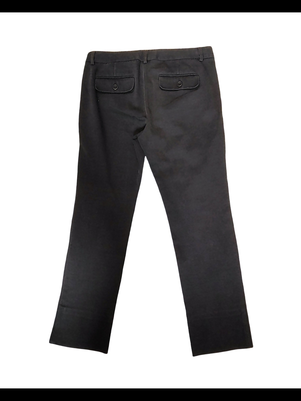 Theory Blackish Brown Straight-Leg Dress Pants - Picture 2 of 4
